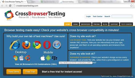 free browser compatibility testing tool